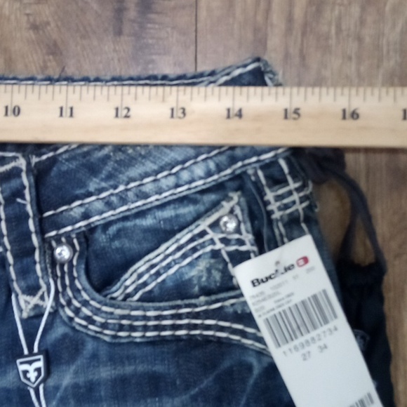 Rock Revival Women's 27 Elaina Easy Boot Embellished Embroidered Distressed NWT - Picture 11 of 13